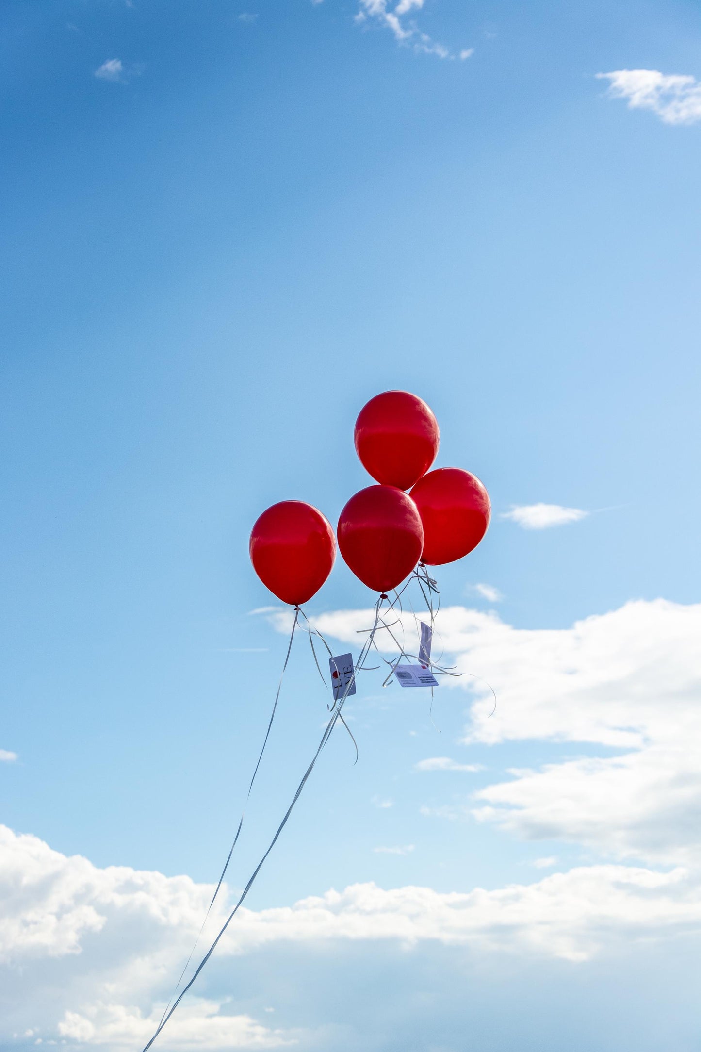 Ballonflugkarte Hochzeit - Love