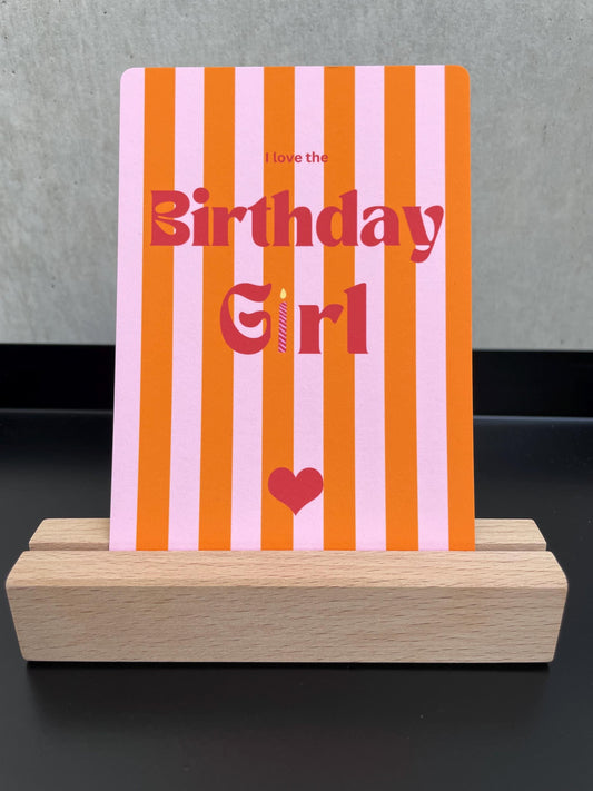 Karte - Birthday-Girl
