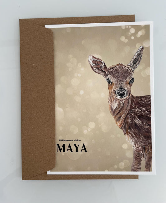 Karte Rehkitz - Willkommen