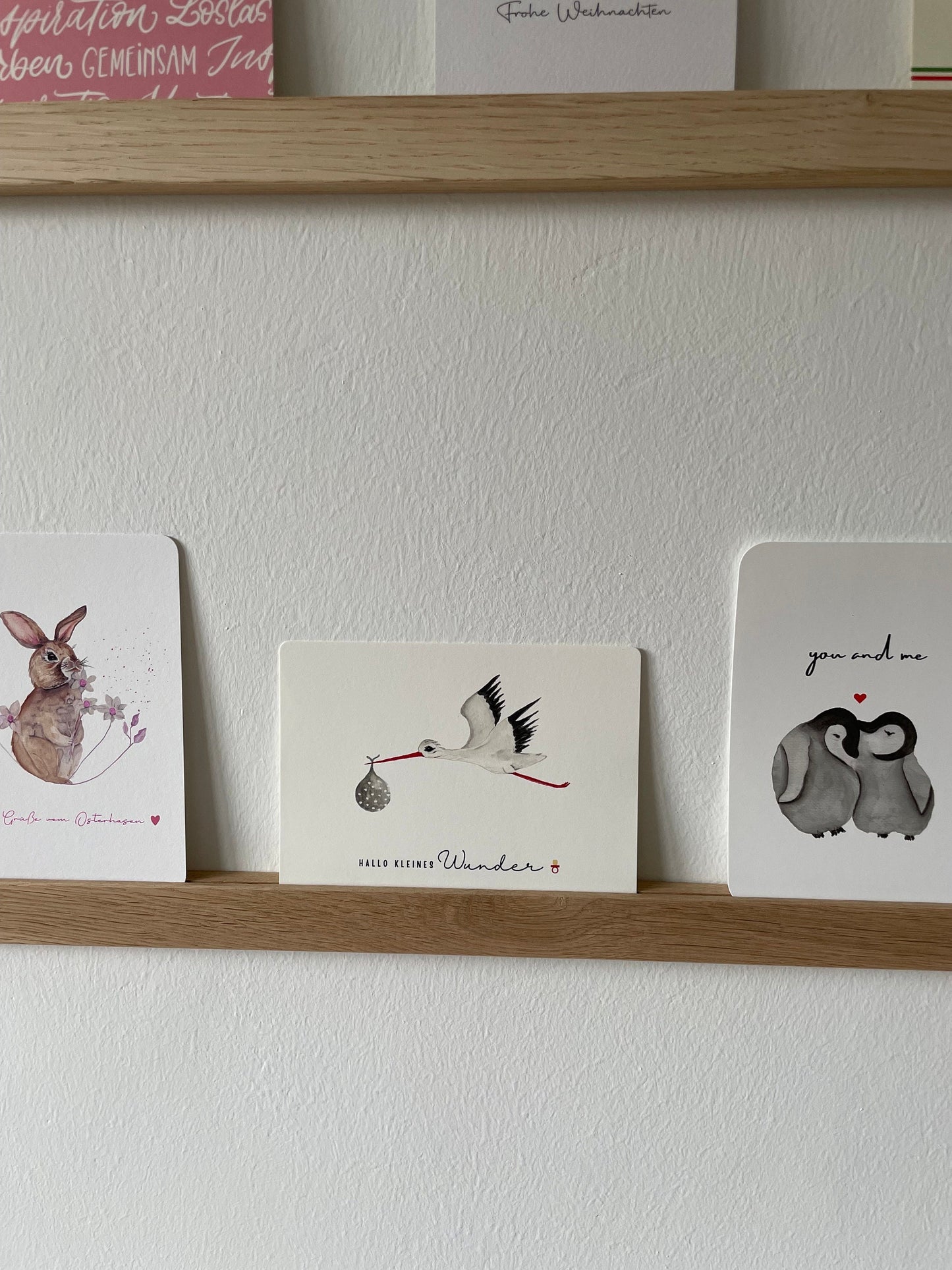 Karte Storch - kleines Wunder