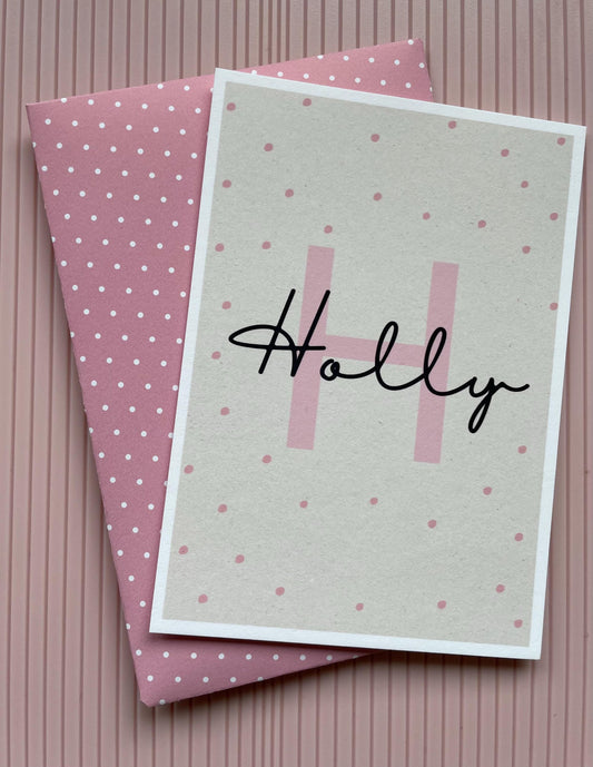 Karte - Willkommensgruß