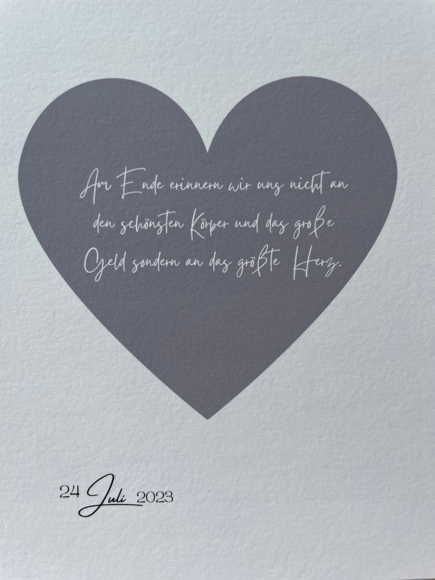 Klappkarte - stiller Gruß