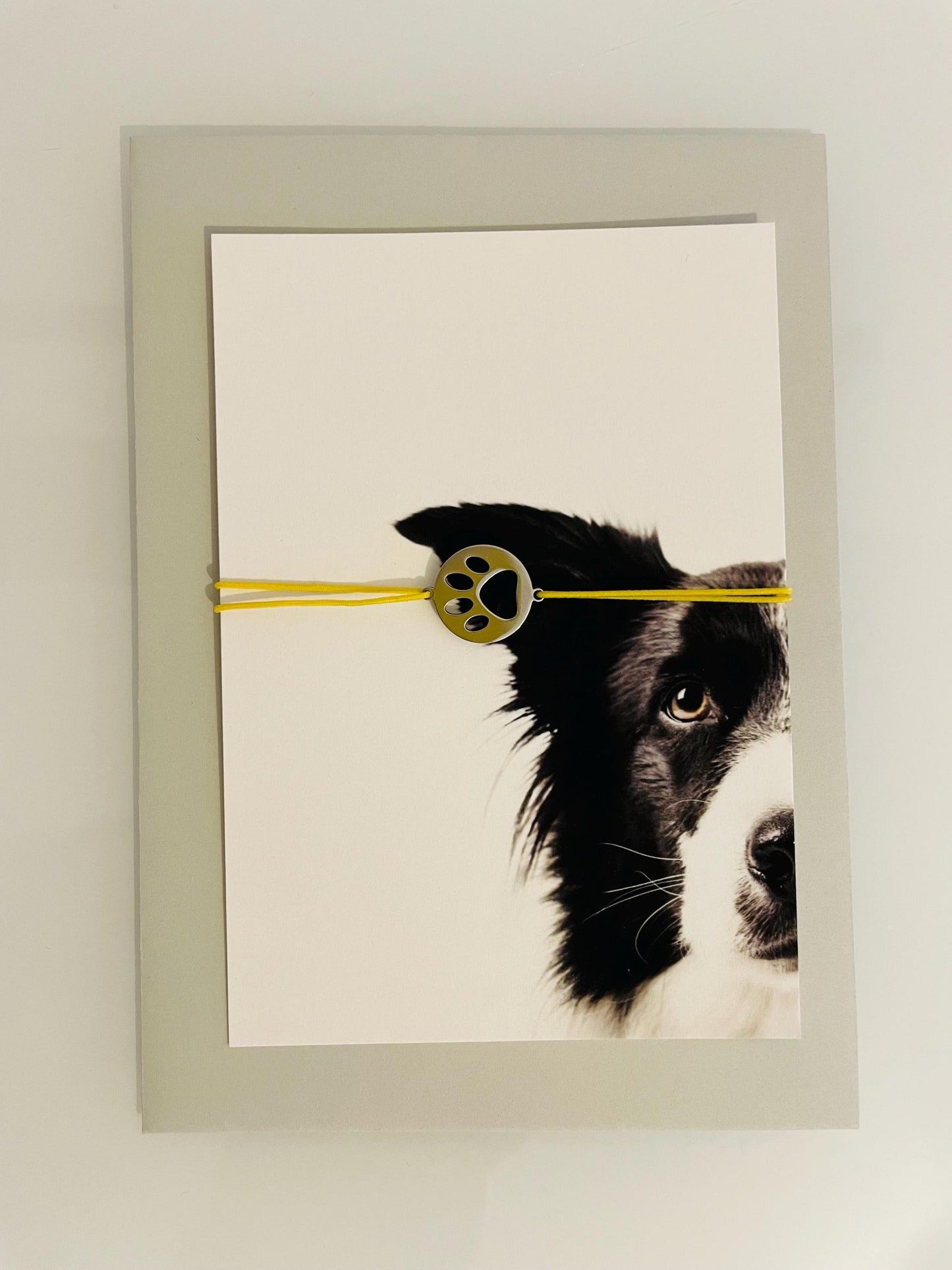 Schmuckkarte - Pfote