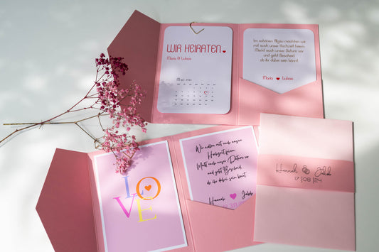 Pocketfold-Karte - LOVE