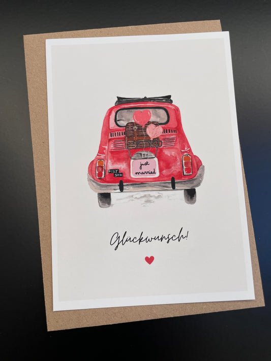 Karte Hochzeit - cinquecento