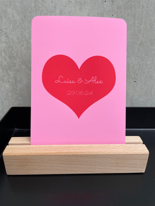 Karte Hochzeit - simply Love