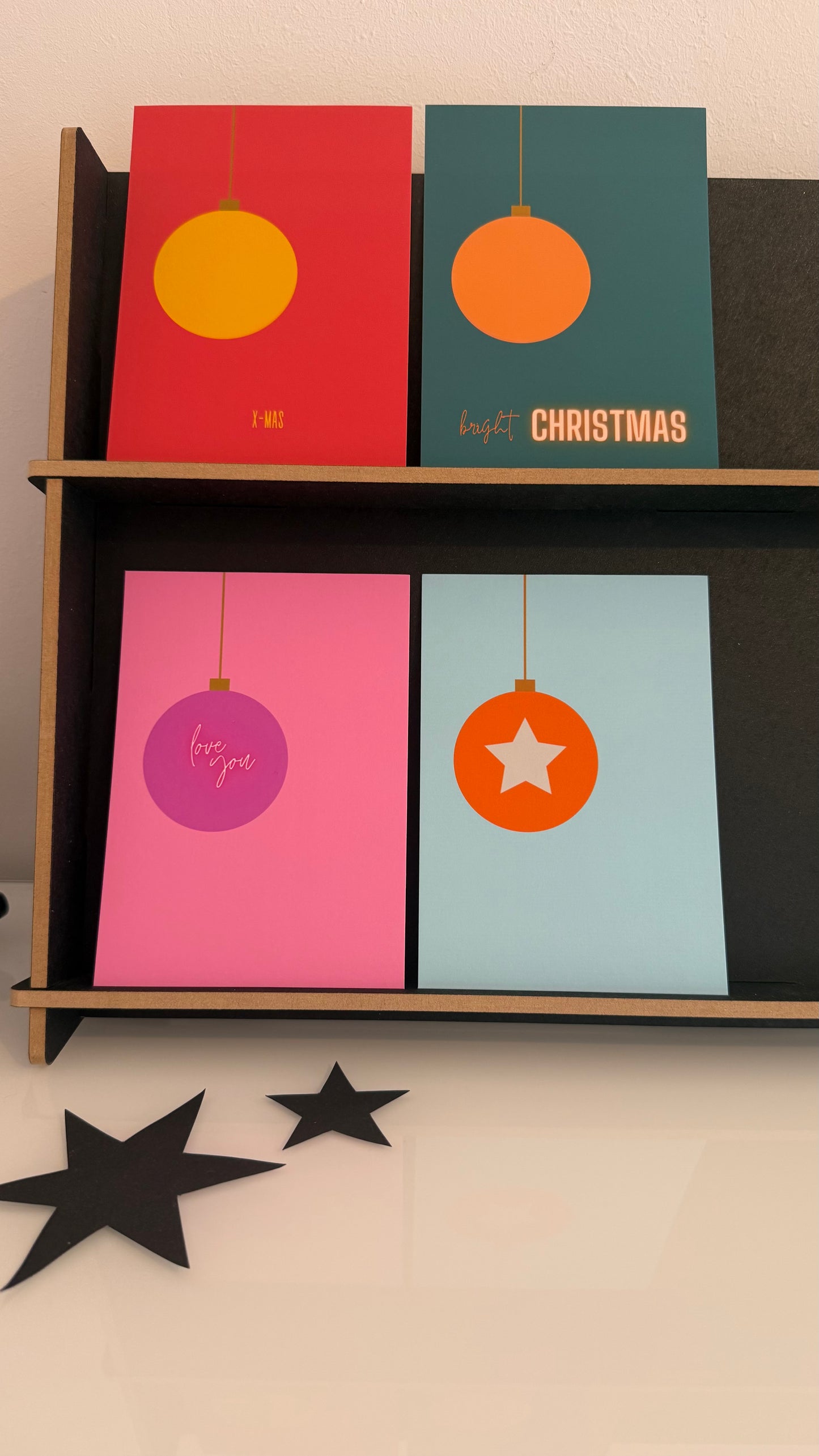 Karte - colorful christmas