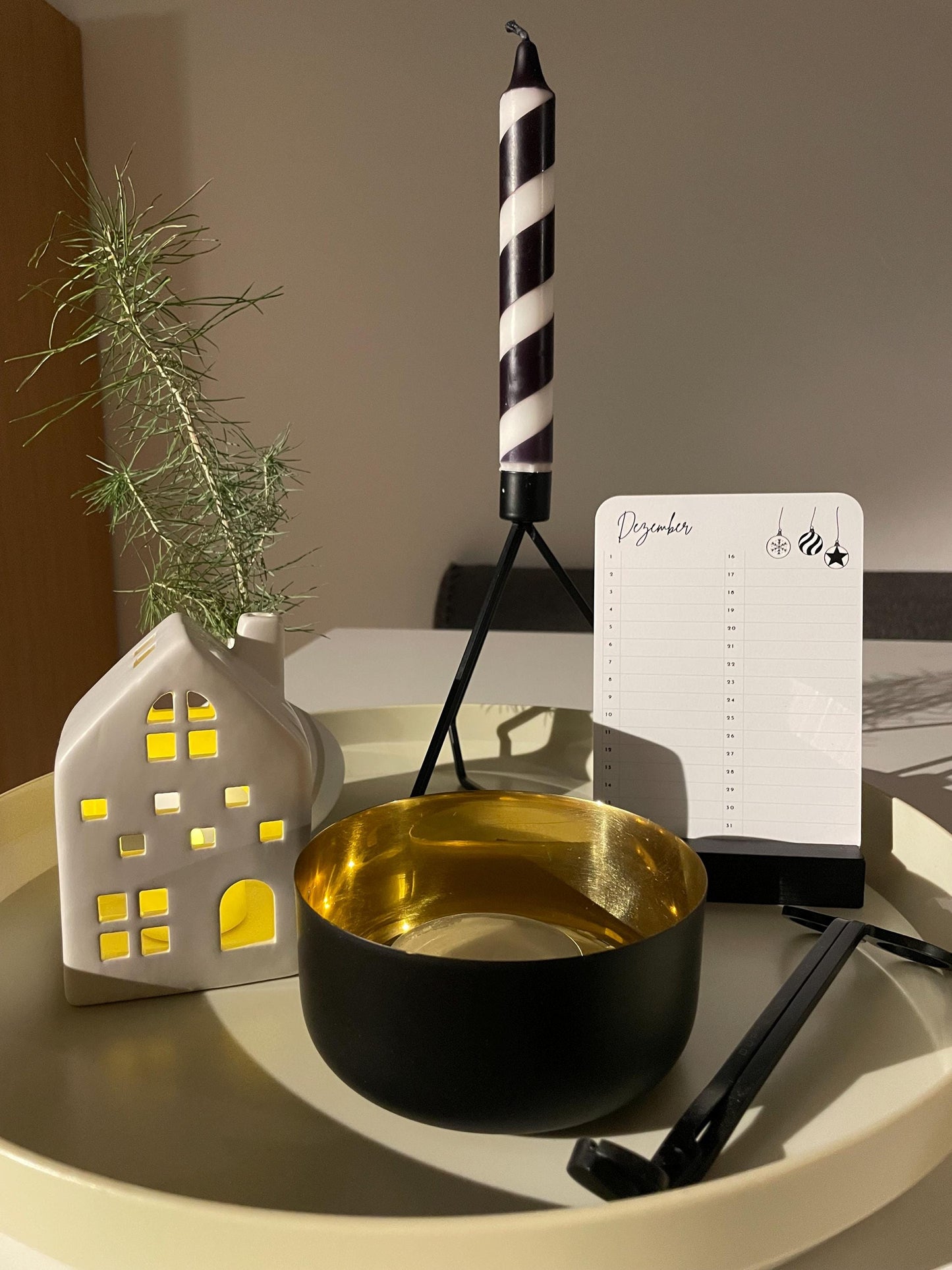 Geburtstagskalender immerwährend schwarz-weiß