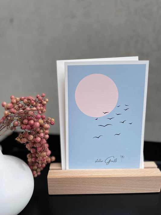 Klappkarte - stiller Gruß