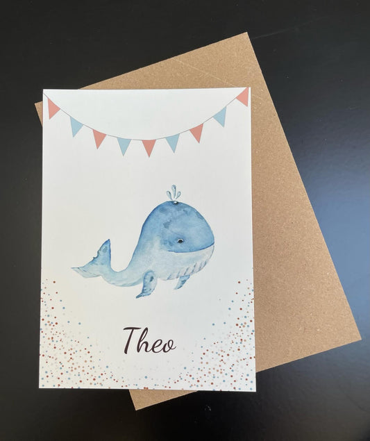 Karte Babywal - Meereswunder