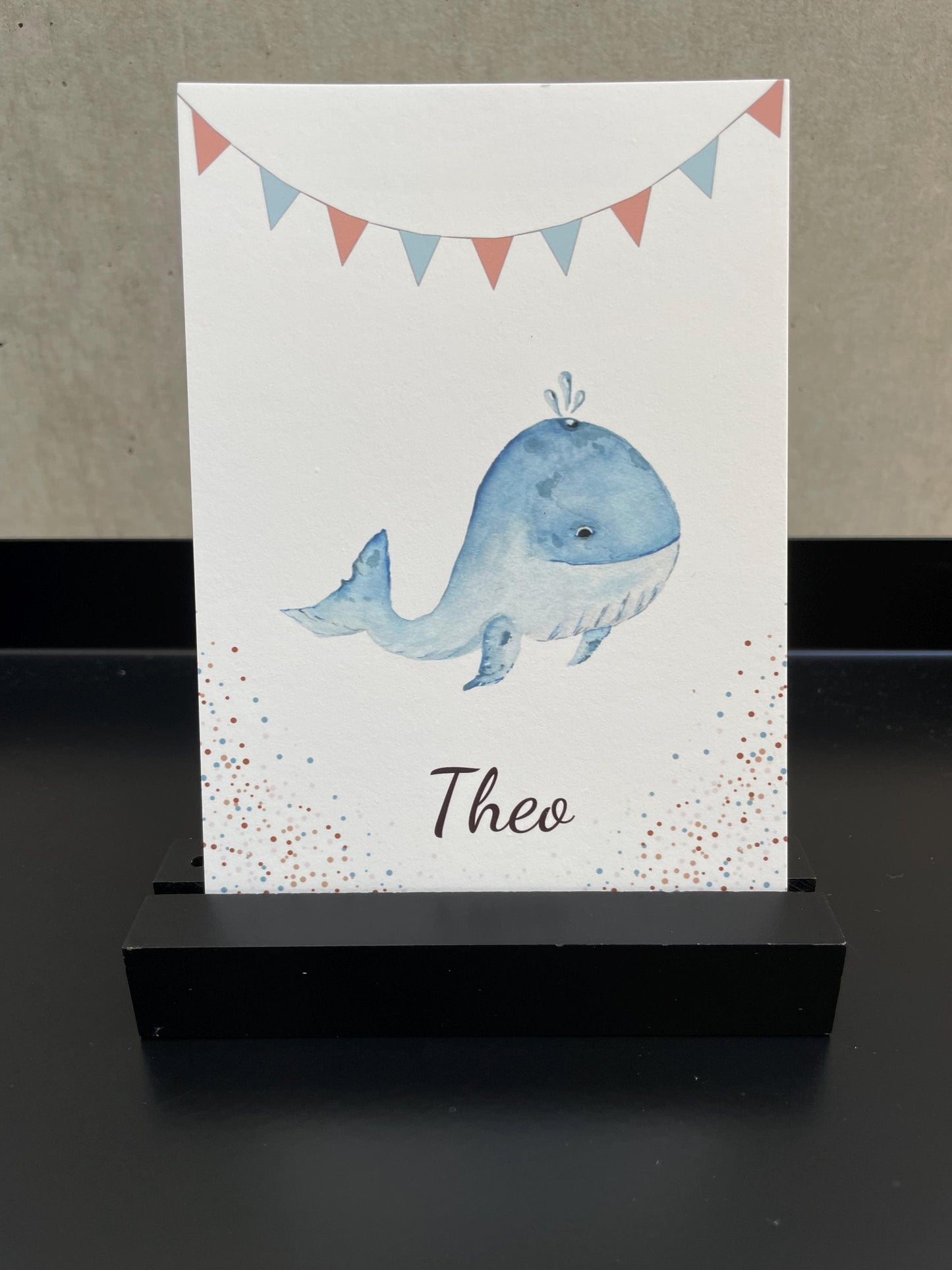 Karte Babywal zur Geburt 