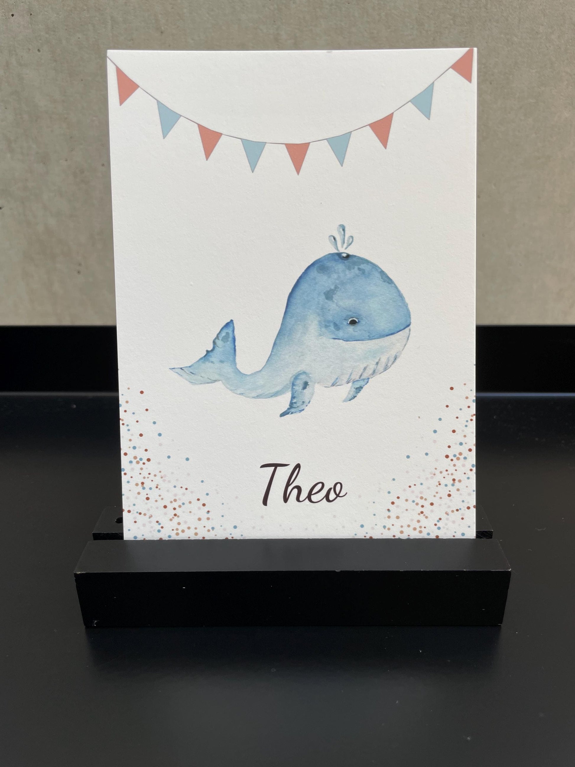 Karte Babywal zur Geburt 