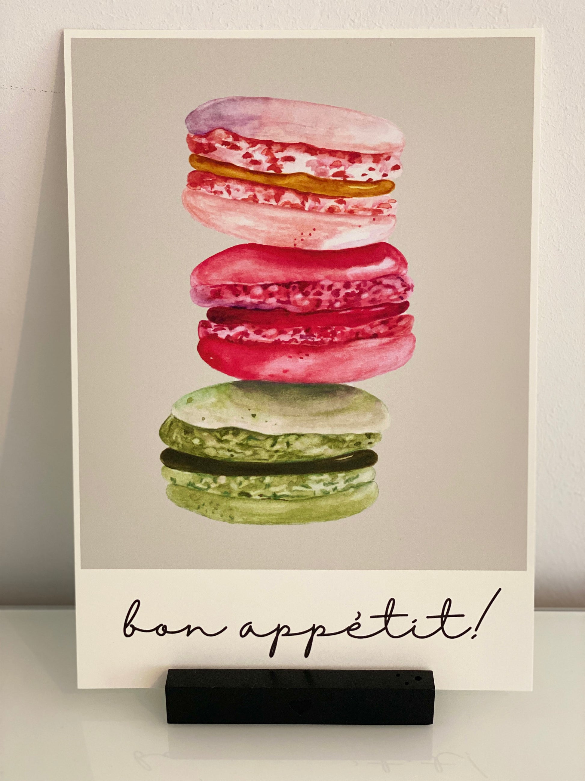 Poster Macarons aquarell