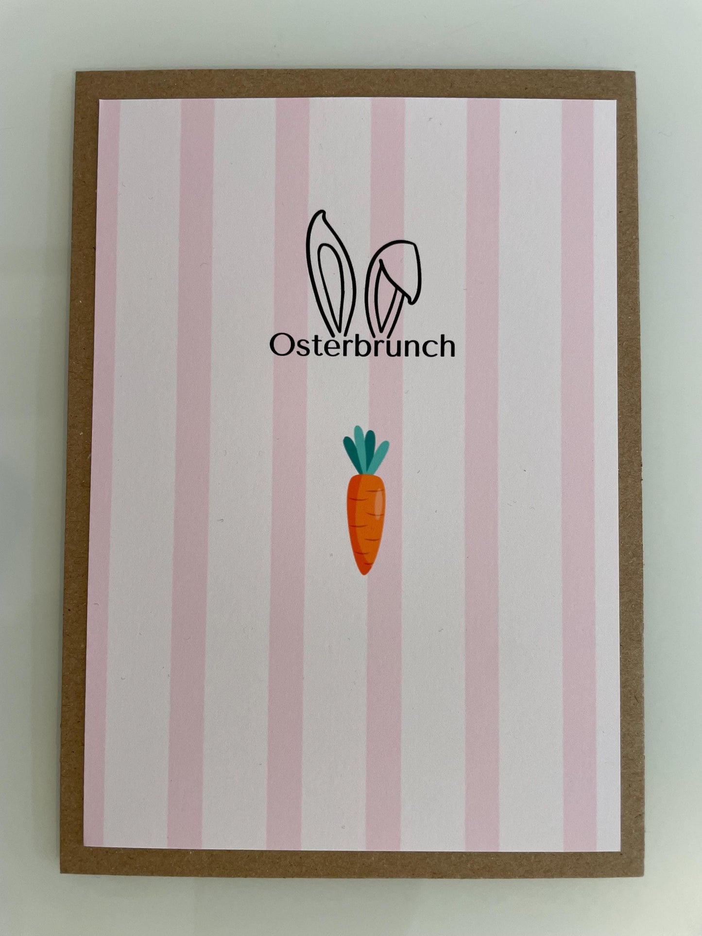 Karte zu Ostern - Osterbrunch