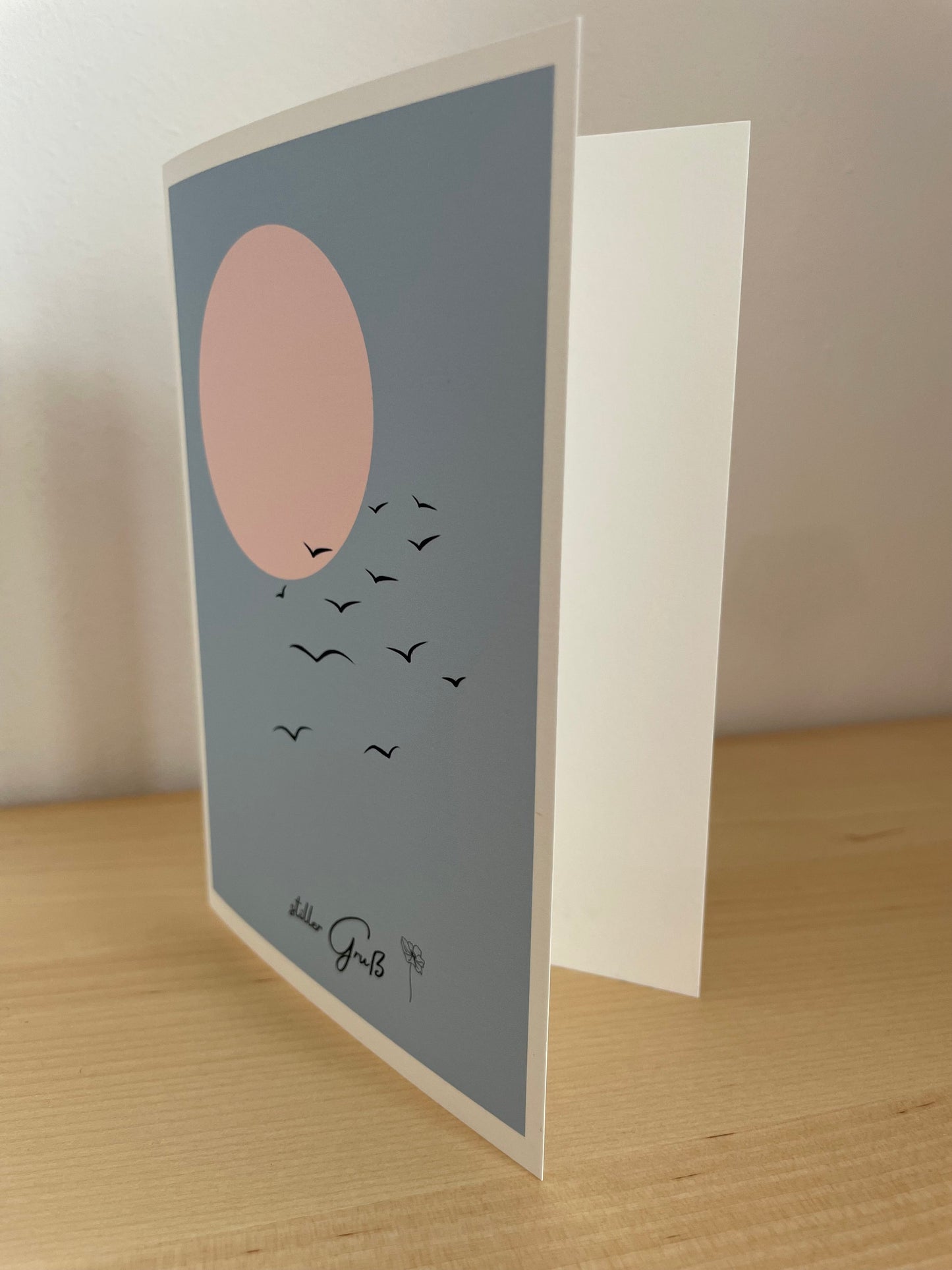 Klappkarte - stiller Gruß