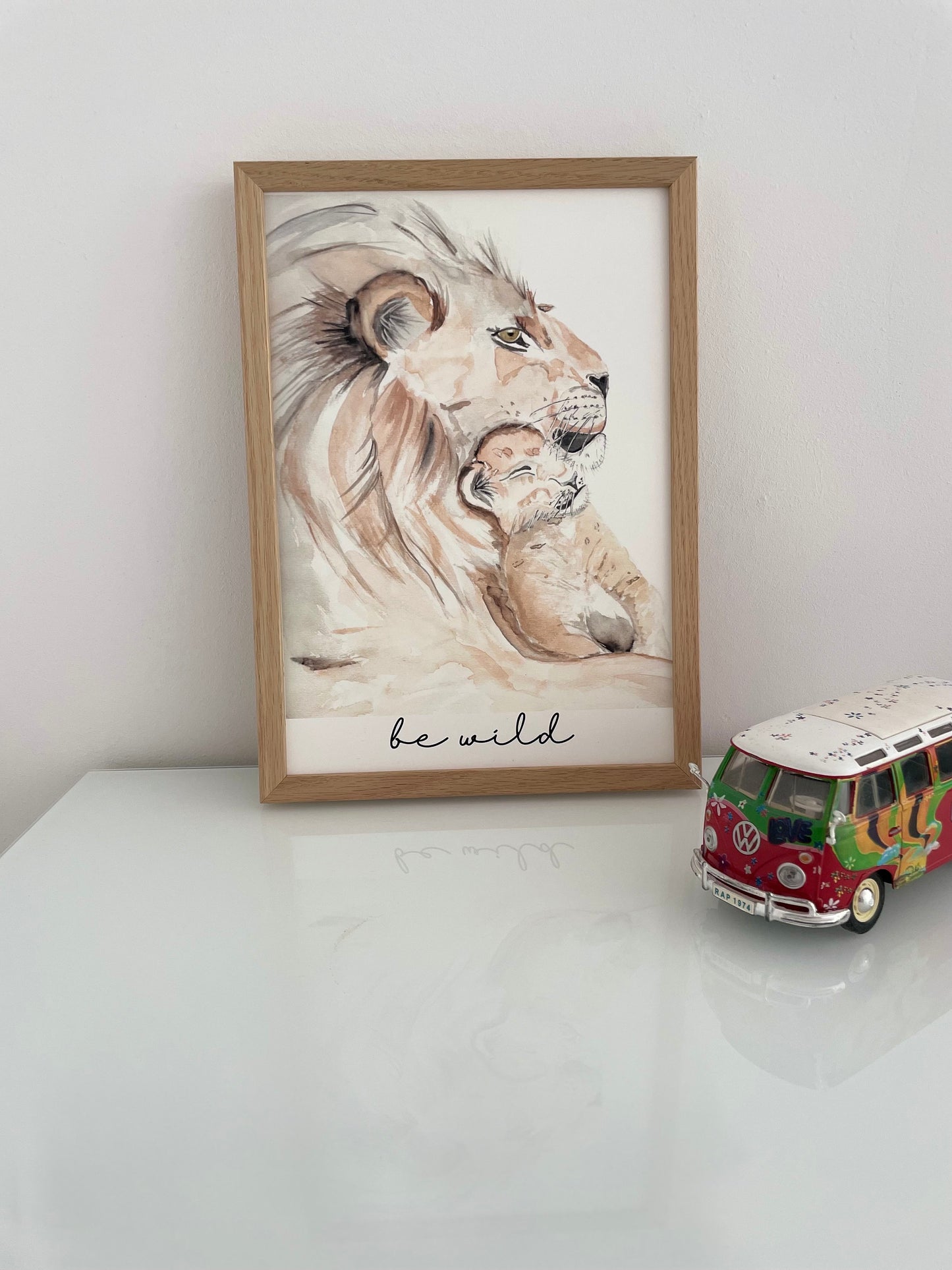 Poster/ Kunstdruck - Löwenmut