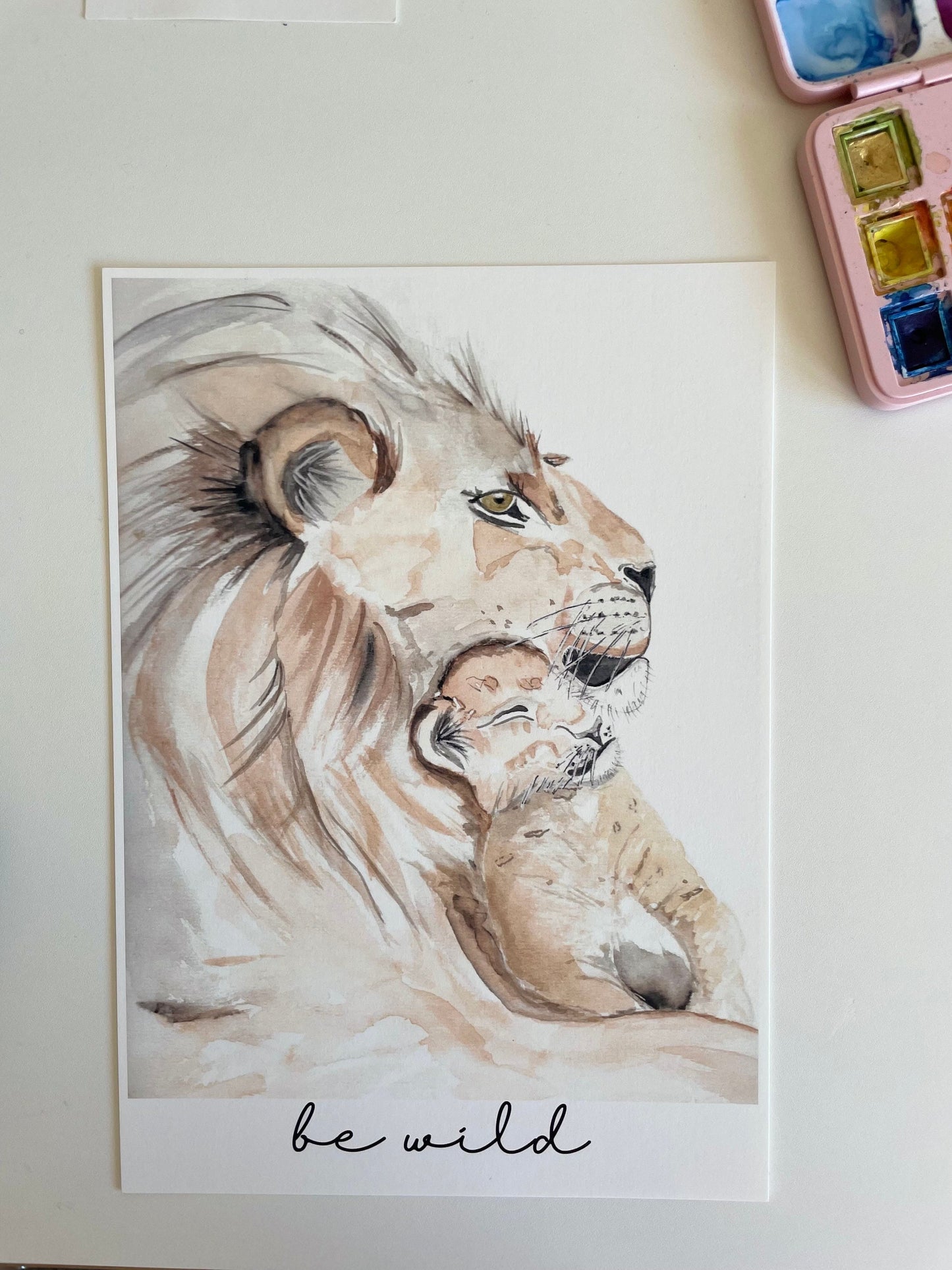 Poster/ Kunstdruck - Löwenmut