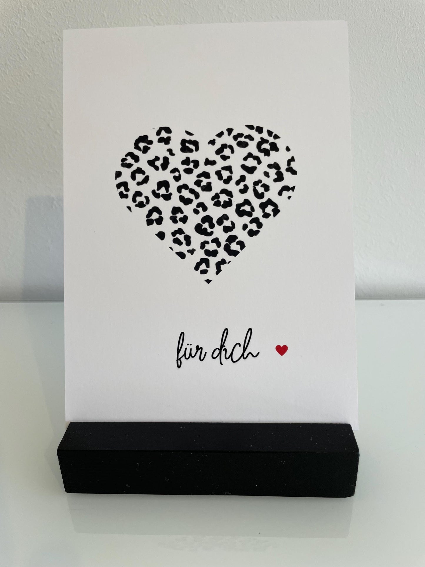 Schmuckkarte - Leoherz