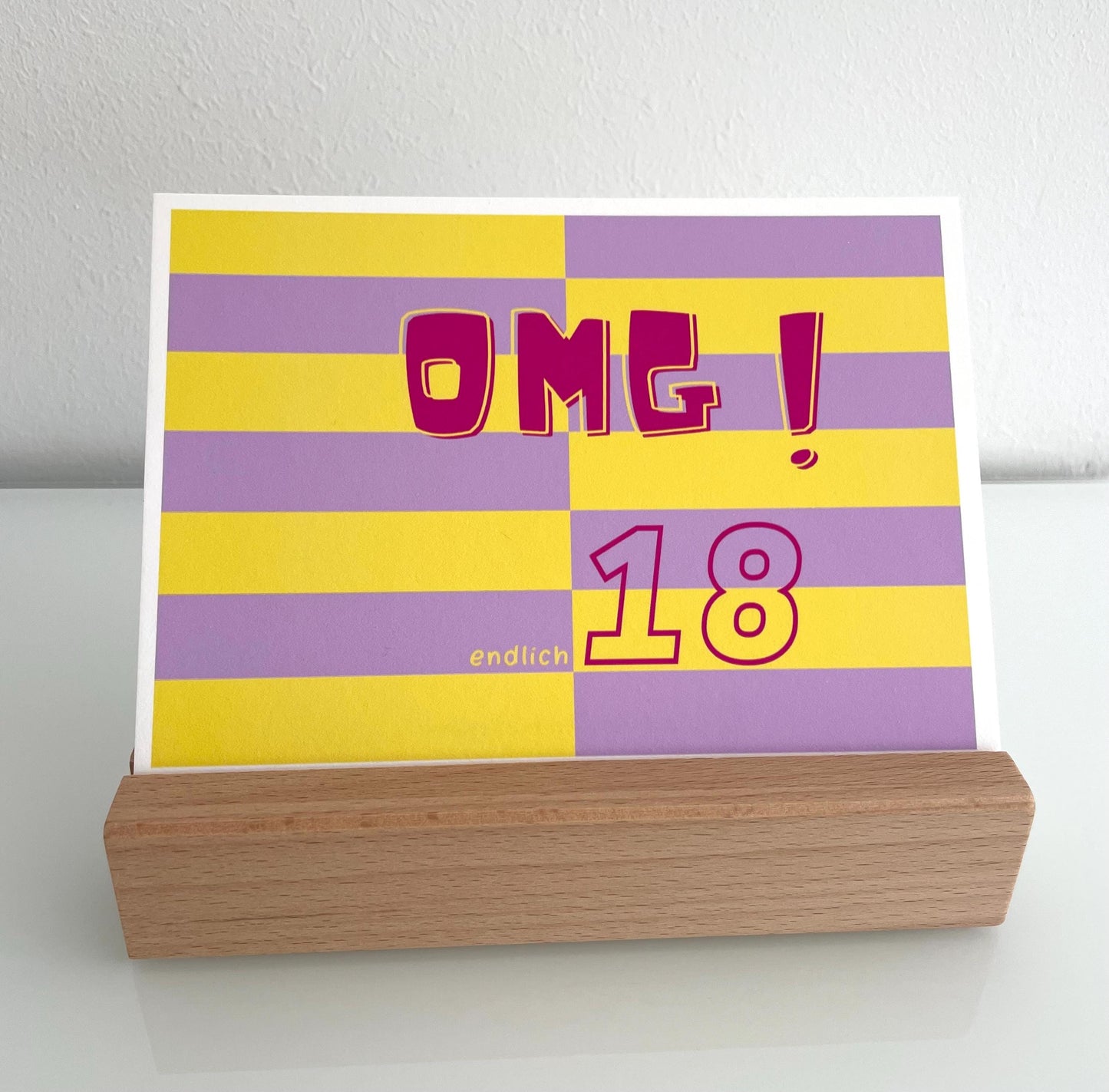 Karte 18. Geburtstag