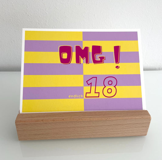 Karte 18. Geburtstag