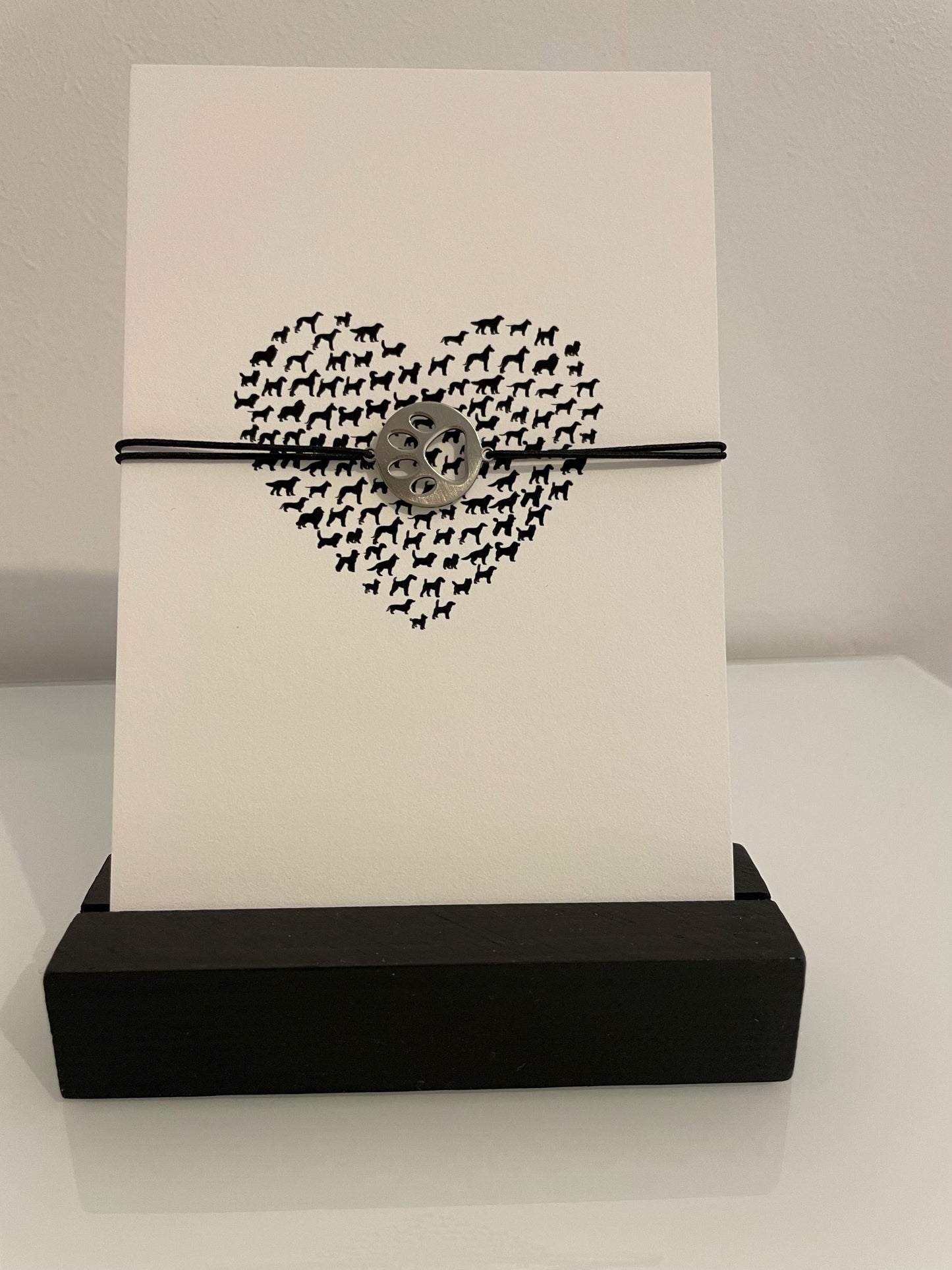 Schmuckkarte - Pfote