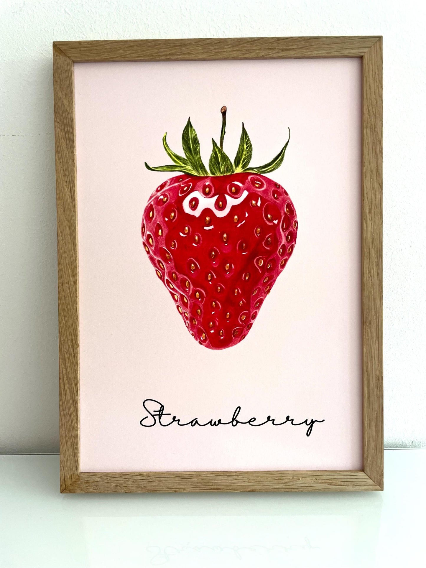 Poster/Kunstdruck - Erdbeerliebe