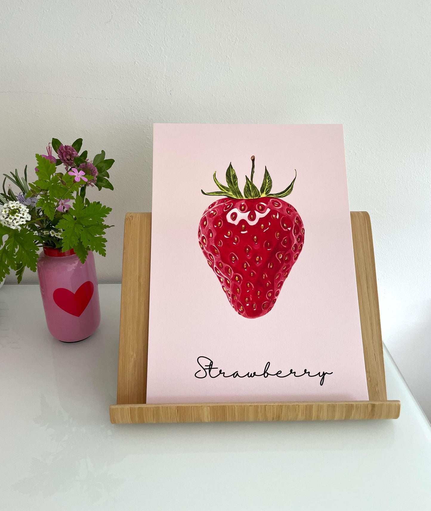 Poster/Kunstdruck - Erdbeerliebe