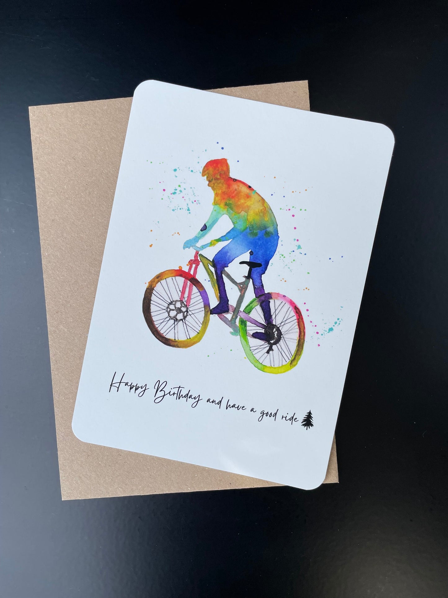 Karte Geburtstag Mountainbike 