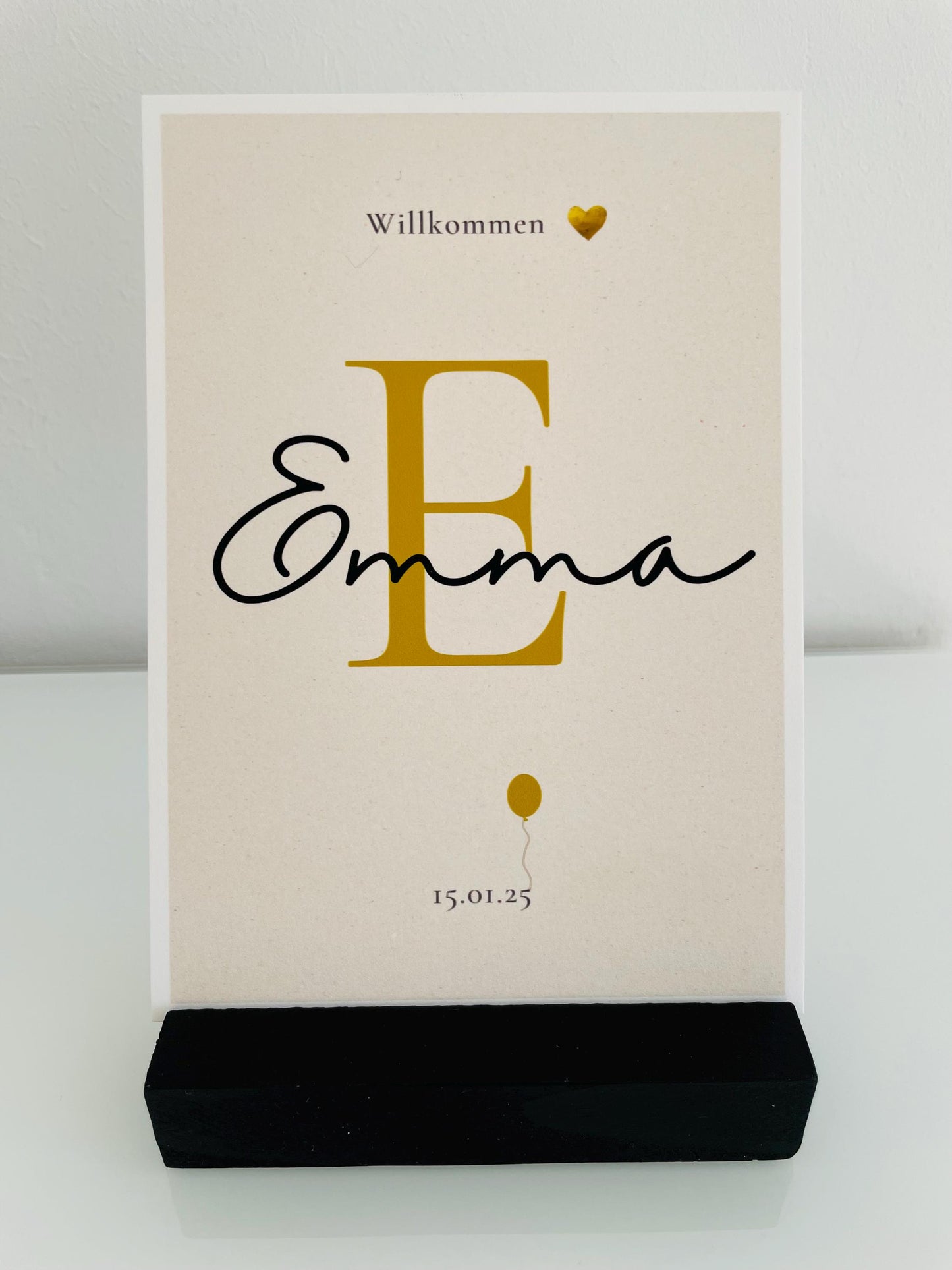 Karte - Willkommensgruß