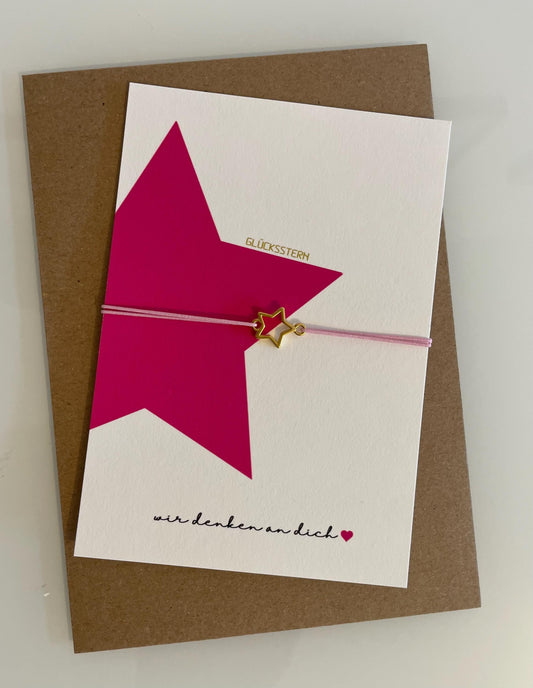 Karte -  Glücksstern