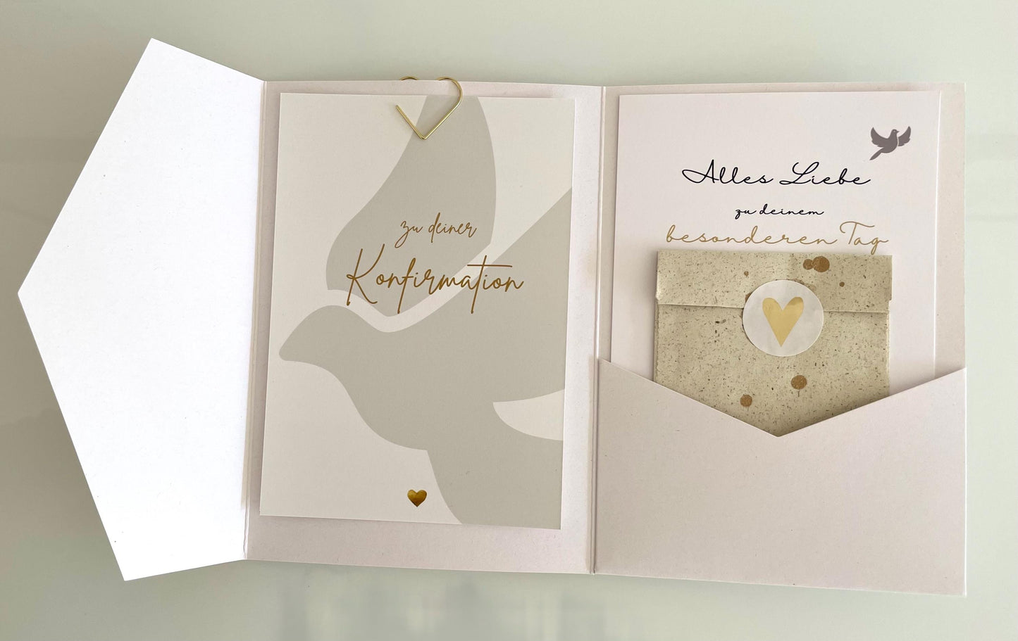 Pocketfold-Karte -  Konfirmationsgruß
