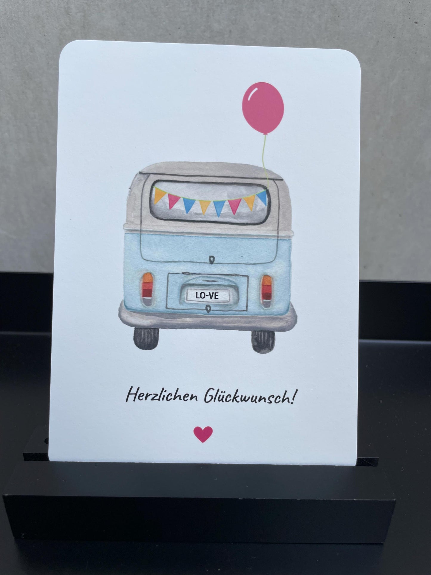 Karte Hochzeit - Bulli