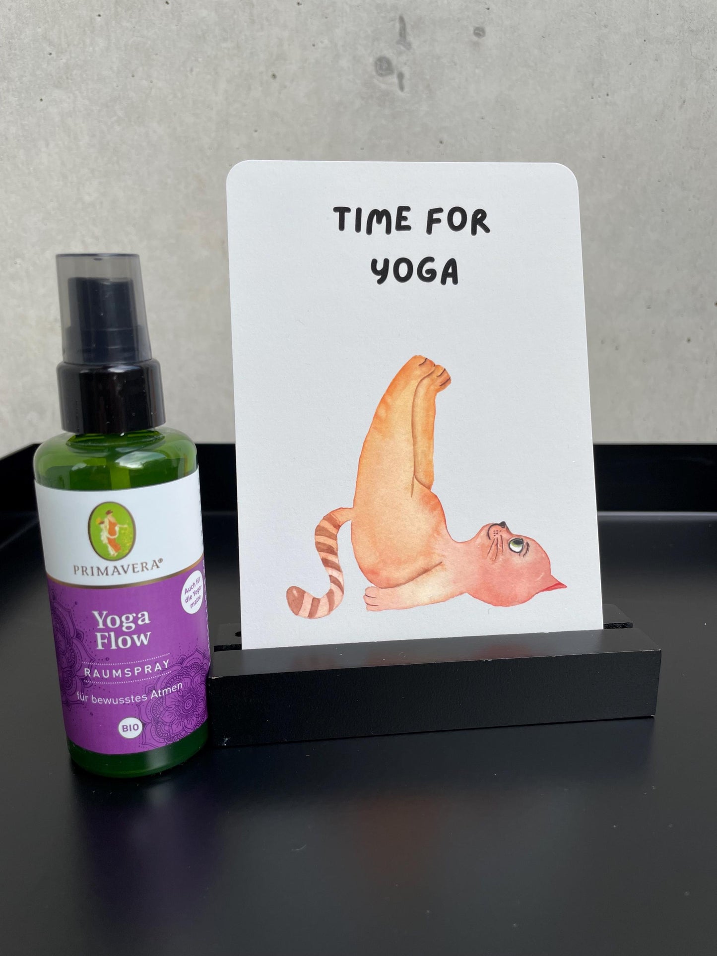 Geburtstagskarte - Time for Yoga