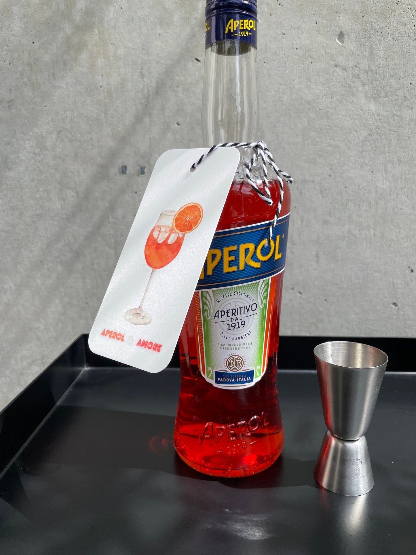 Karte o. Anhänger -  APEROL & AMORE