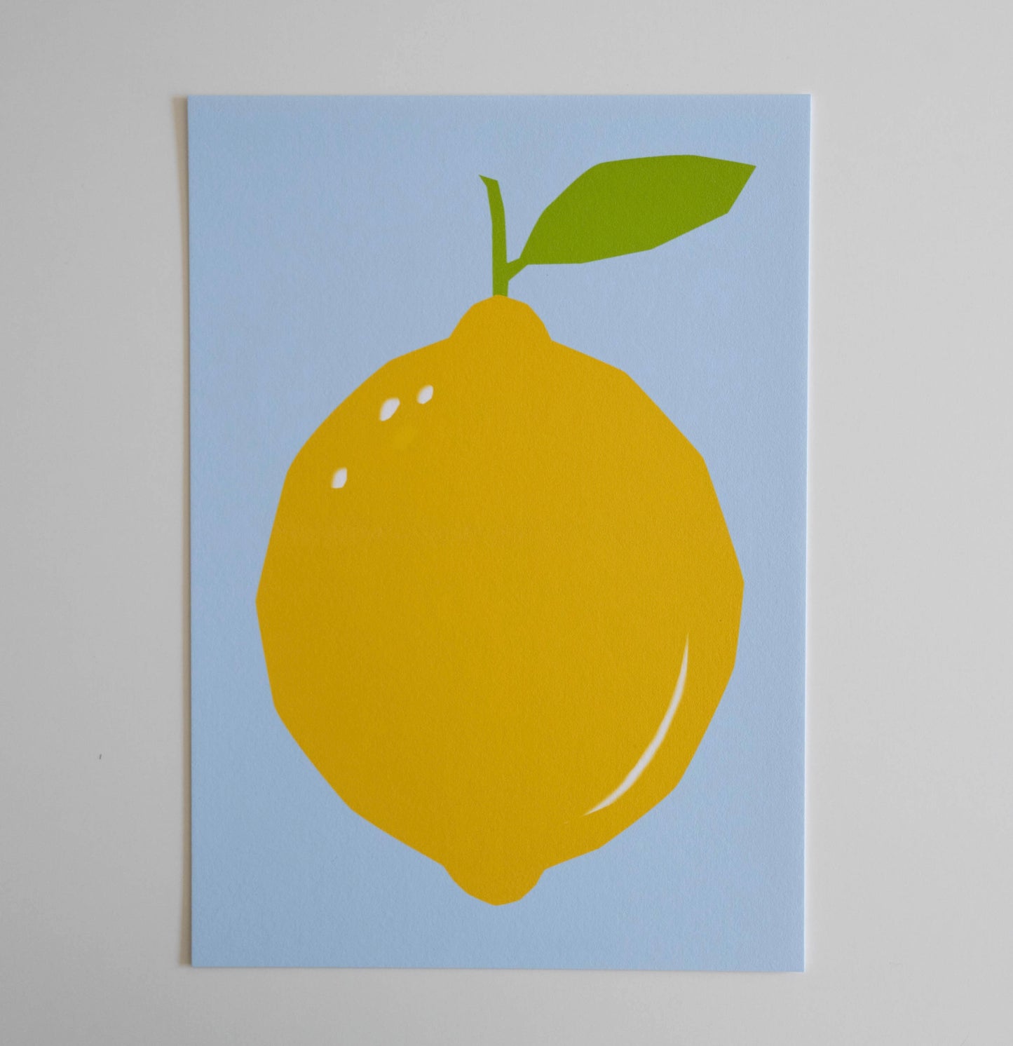 Poster Zitrone modern