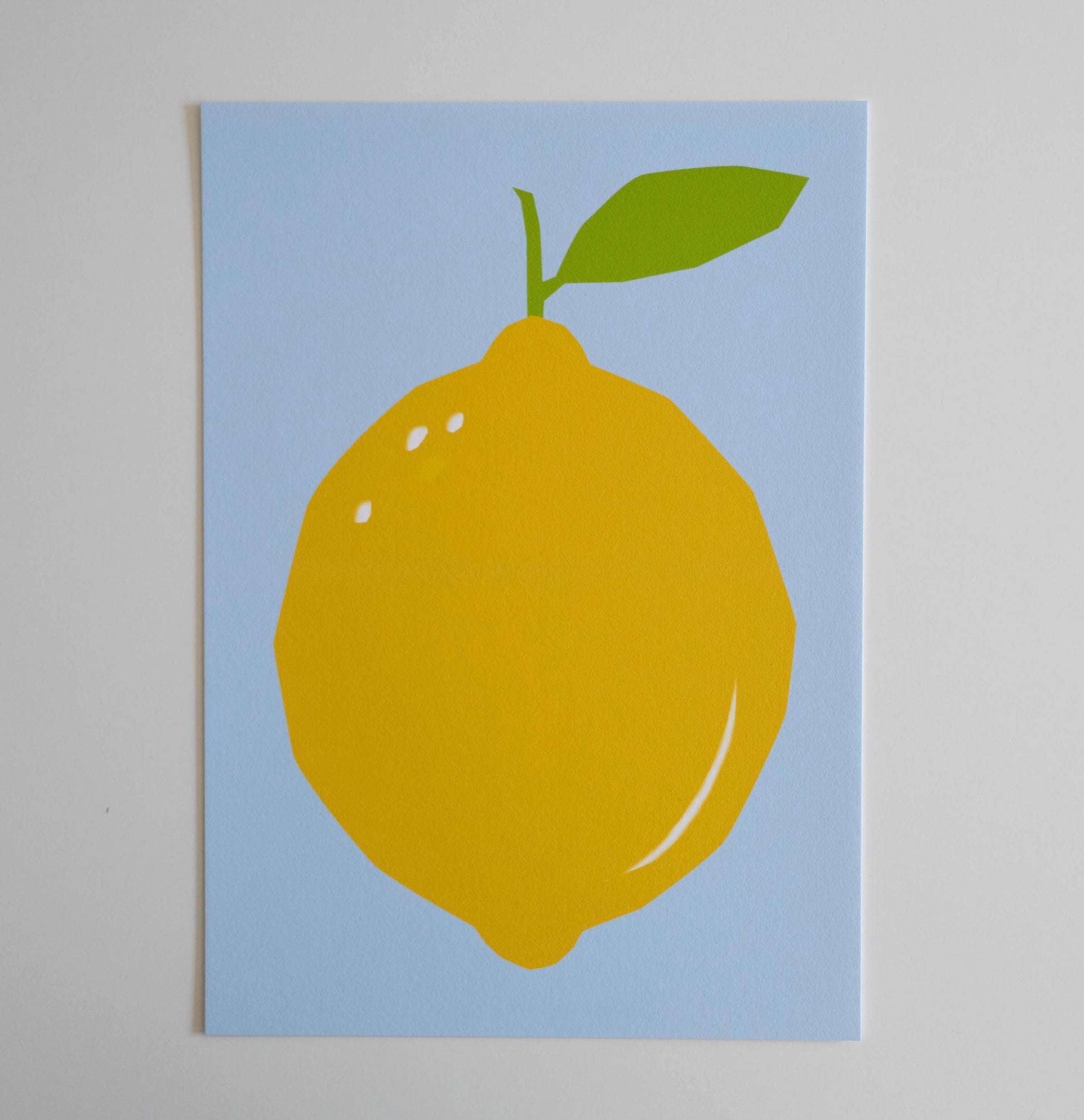 Poster Zitrone modern