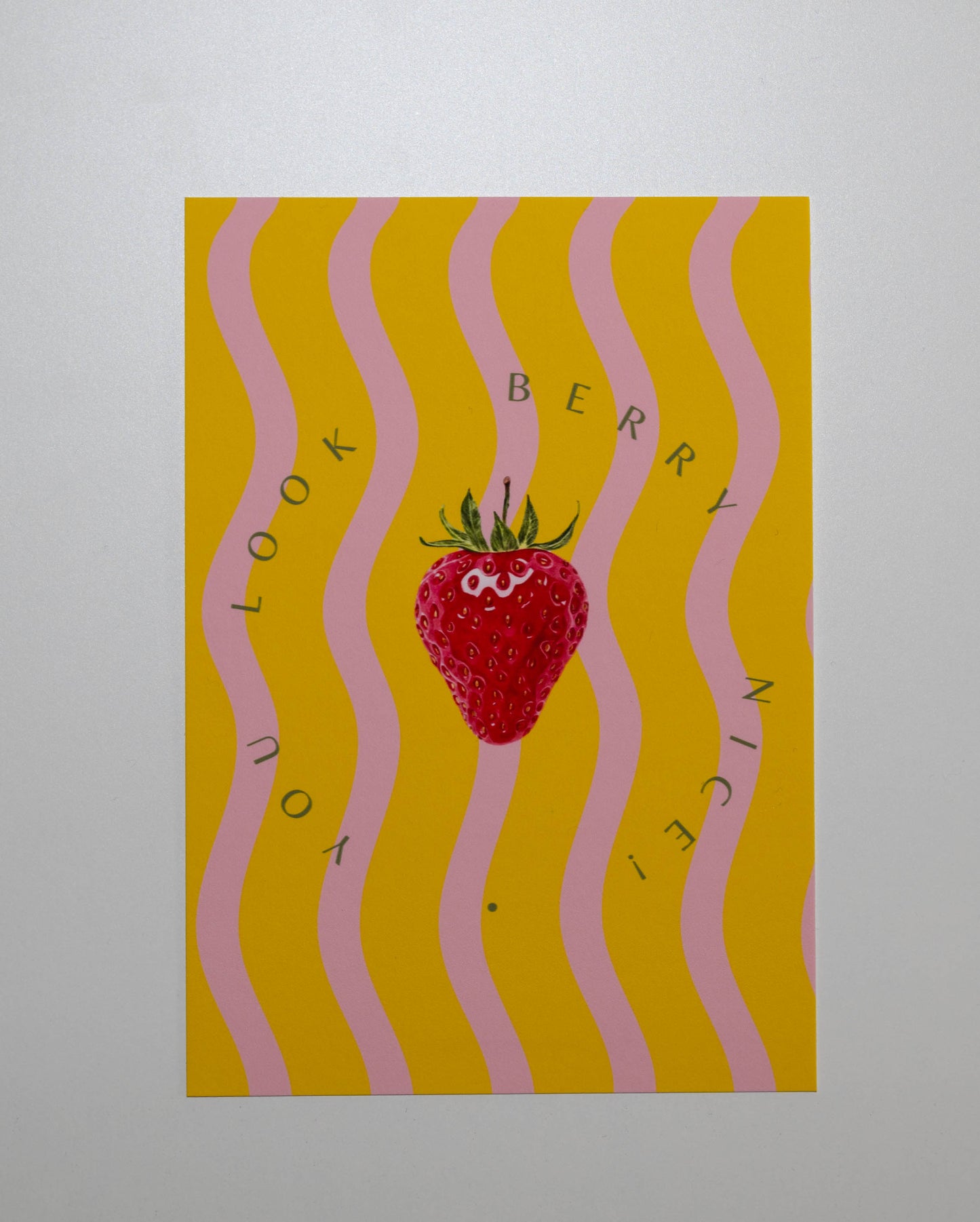 Karte - Look berry Nice - Erdbeere 