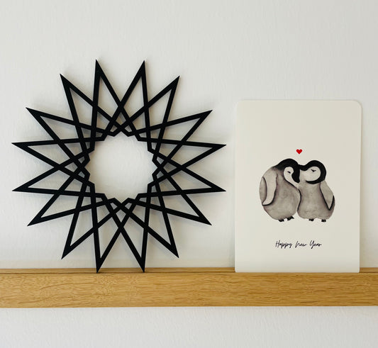 Karte - Pinguin New Year