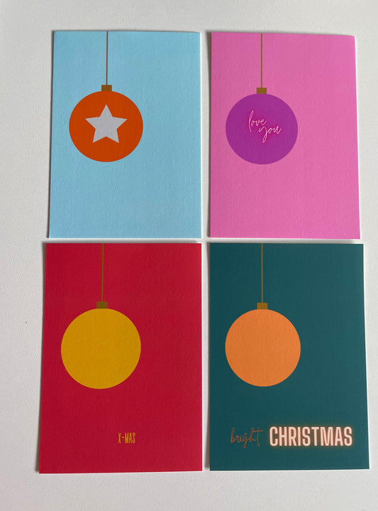 Karte - colorful christmas