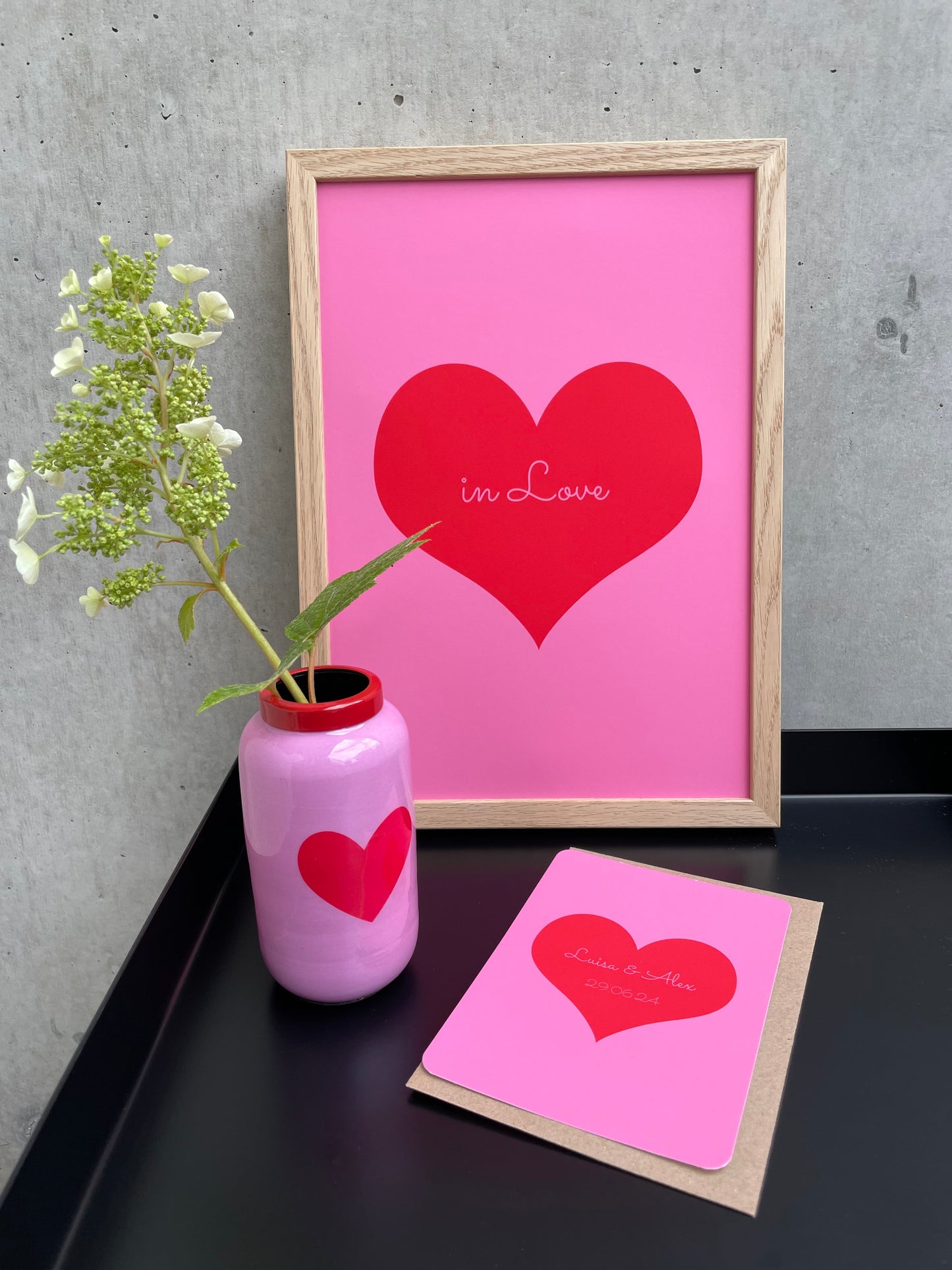 Karte Hochzeit - simply Love