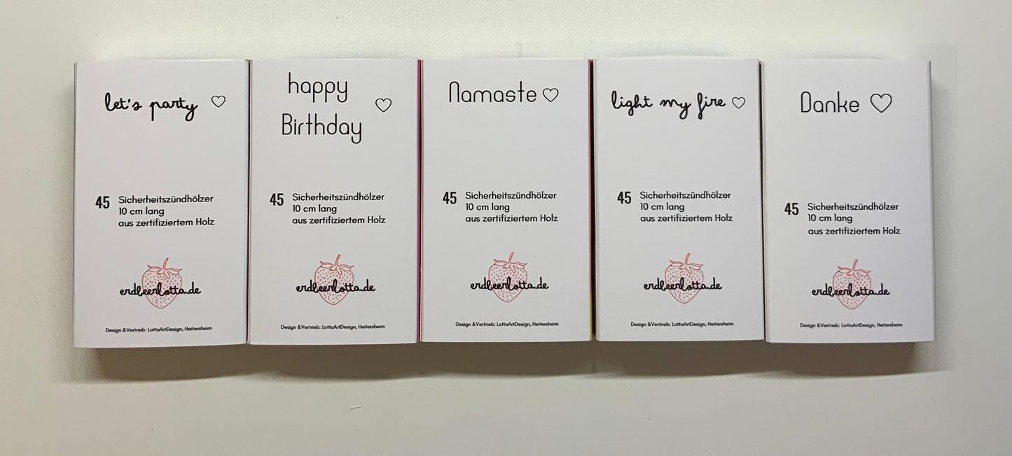 Streichholzschachteln - cozy moments