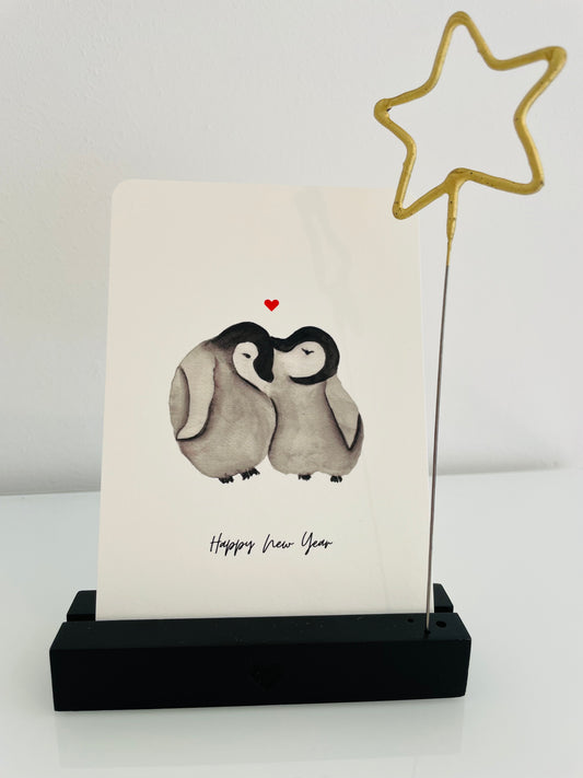Karte - Pinguin New Year