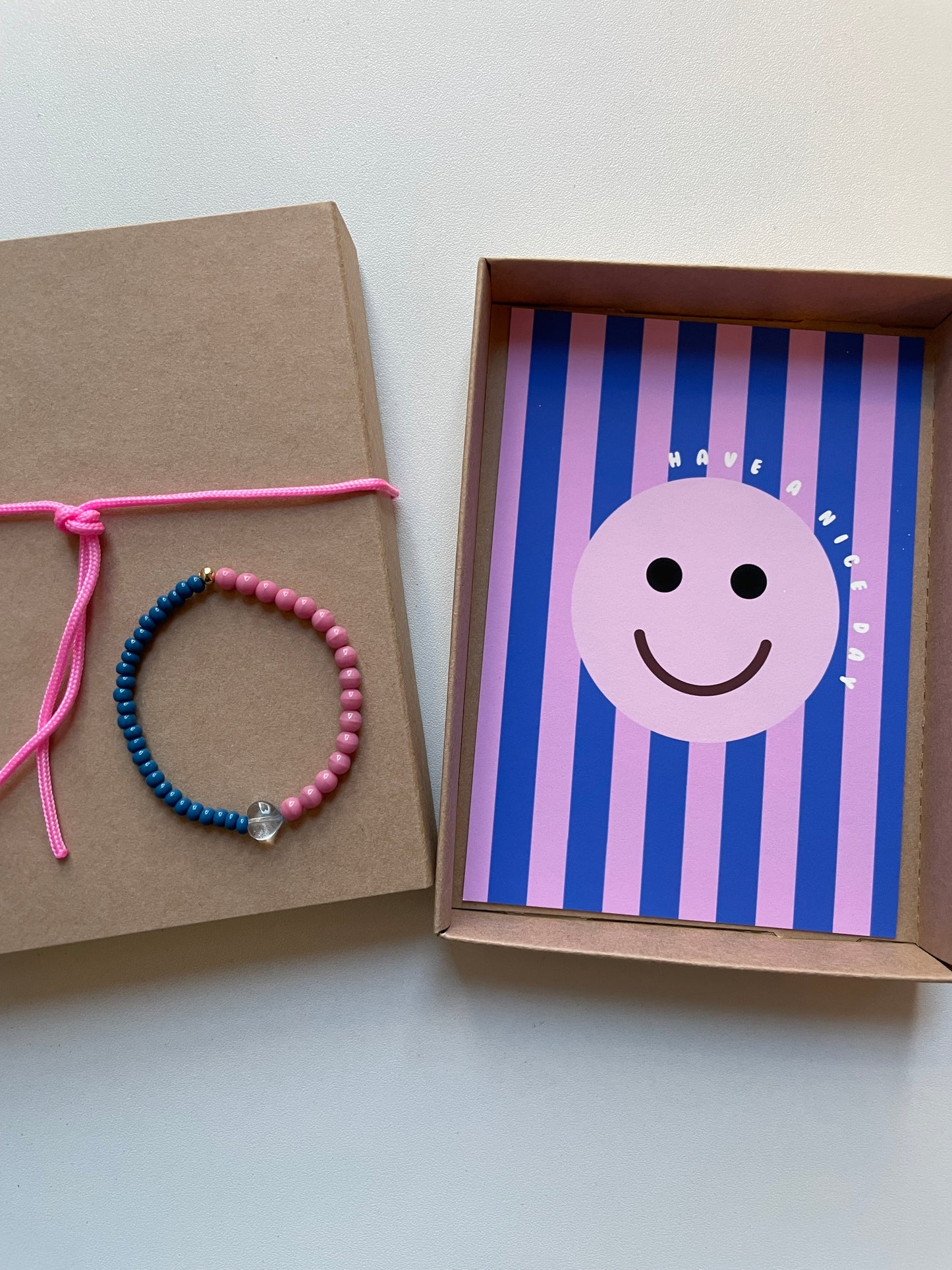 Glasperlenarmband - Have a nice day