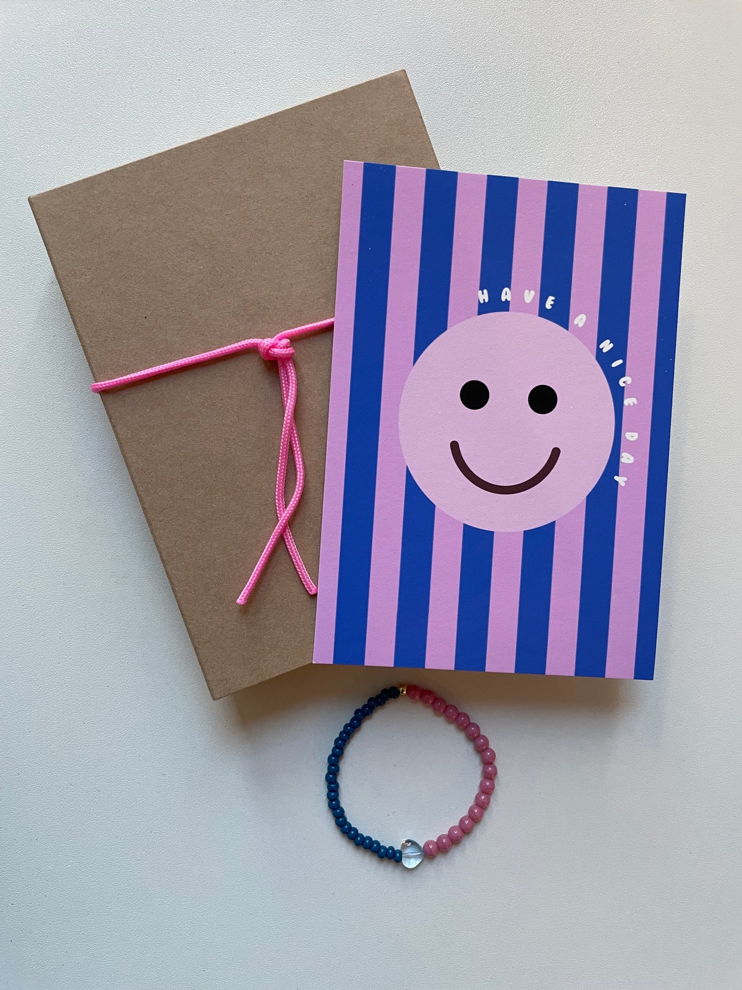 Glasperlenarmband - Have a nice day