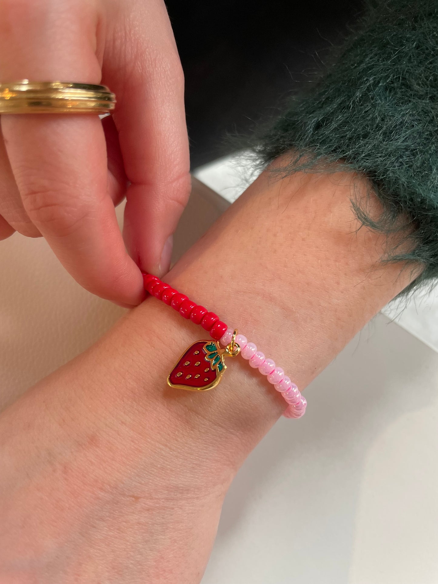 Glasperlenarmband - you look berry nice