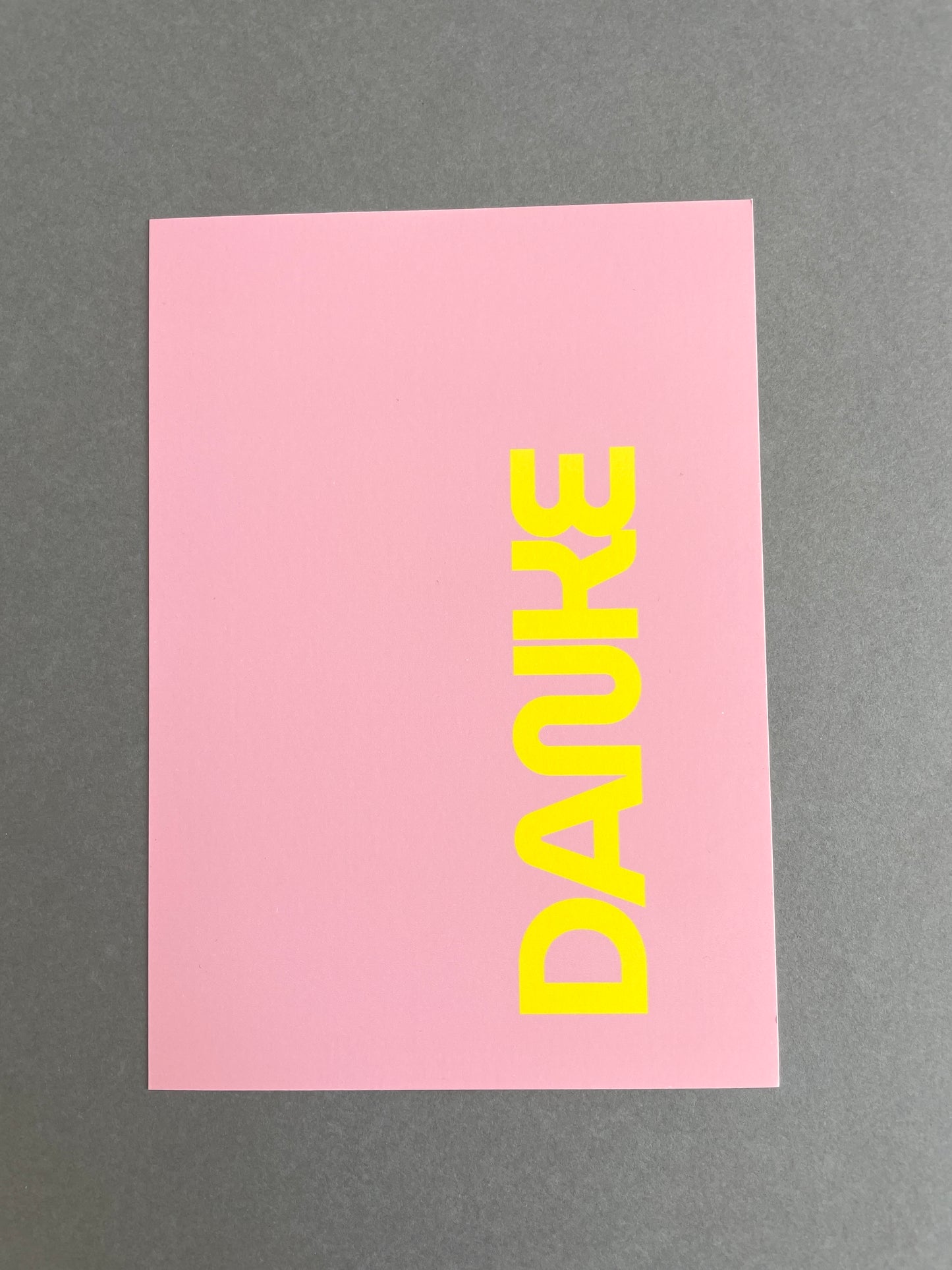 Karte - Danke