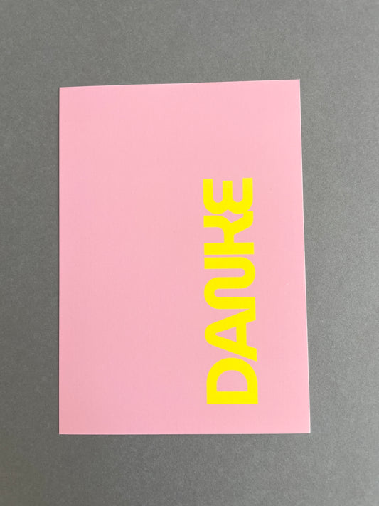 Karte - Danke
