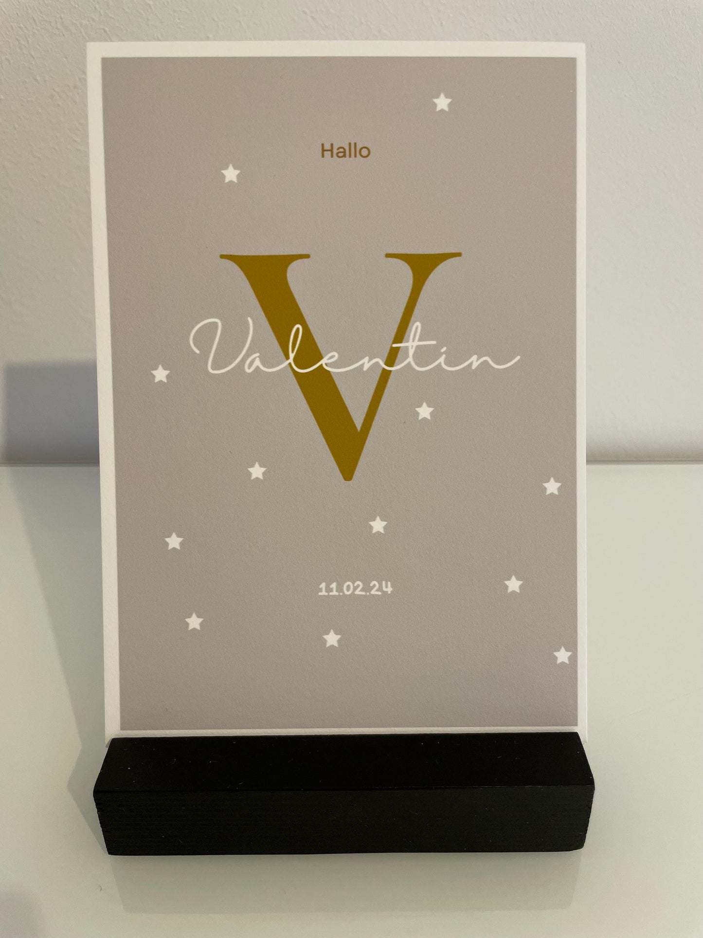 Karte - Willkommensgruß