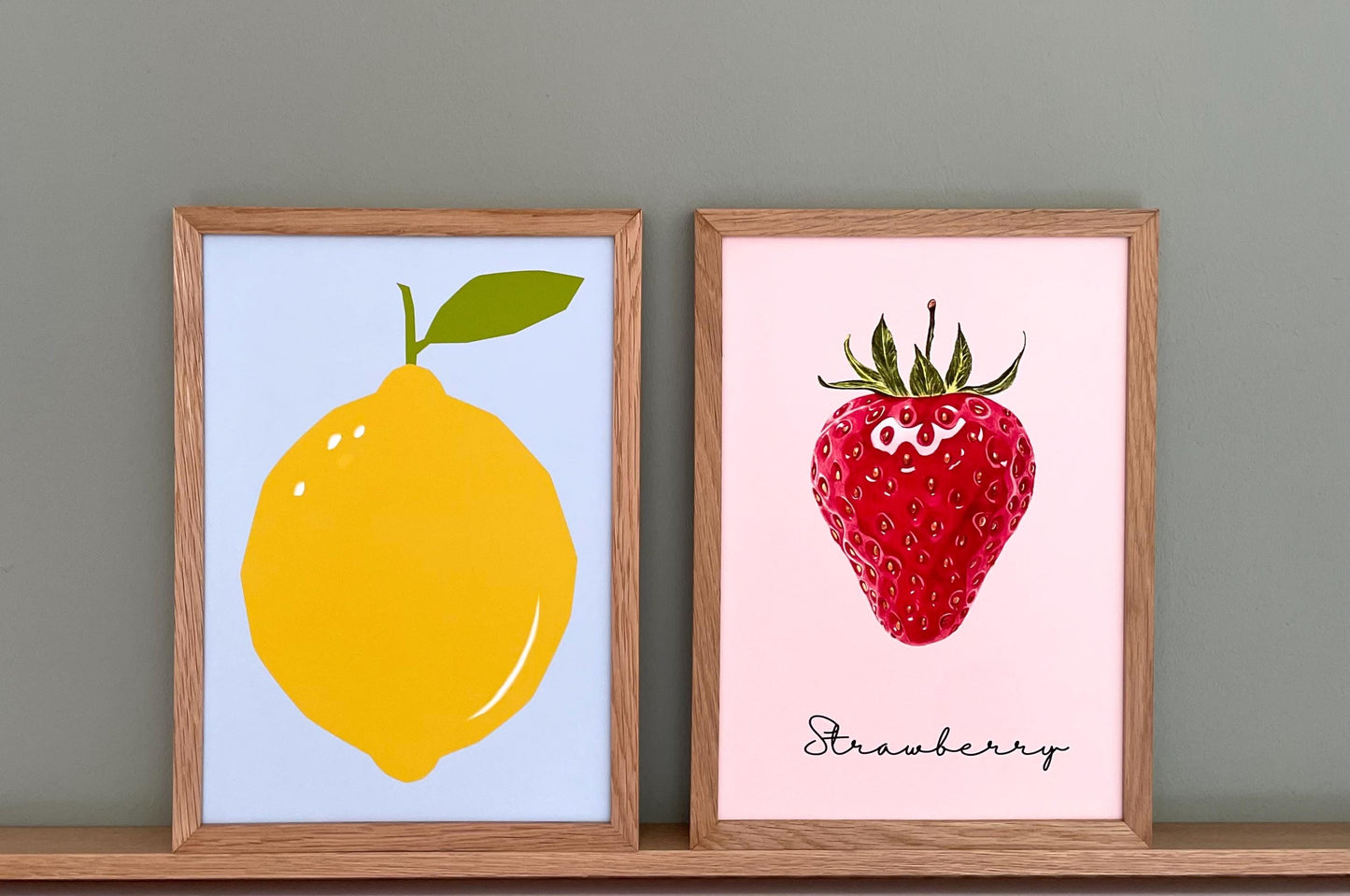 Poster/Kunstdruck - Erdbeerliebe