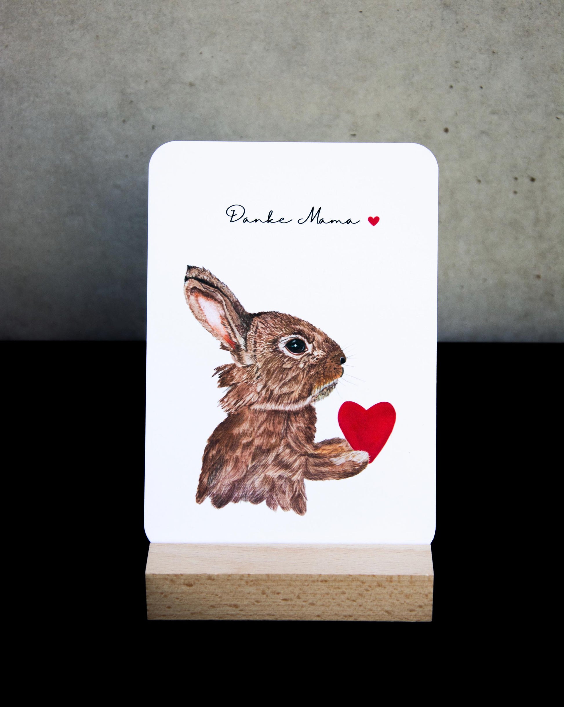 Karte Hase Aquarell Ostern